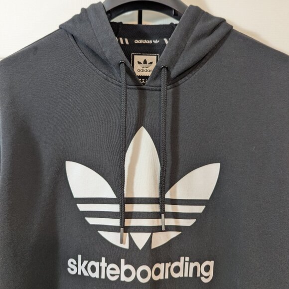 Black Adidas Skateboarding Hoodie - Climalite - Size M - Picture 1 of 15